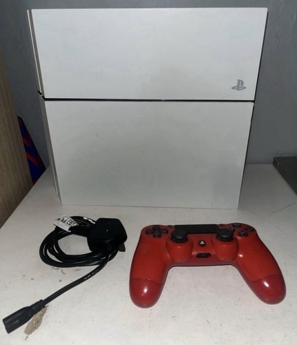 Playstation console bianca - console,